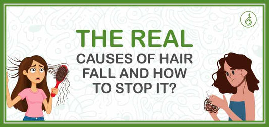 Causes of hair fall how to stop it