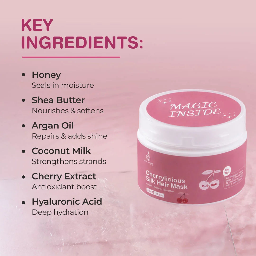 Ingredients of Cherrylicious Silk Hair Mask