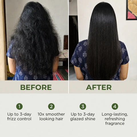 4-in-1 Leave-in-Cream before & after results
