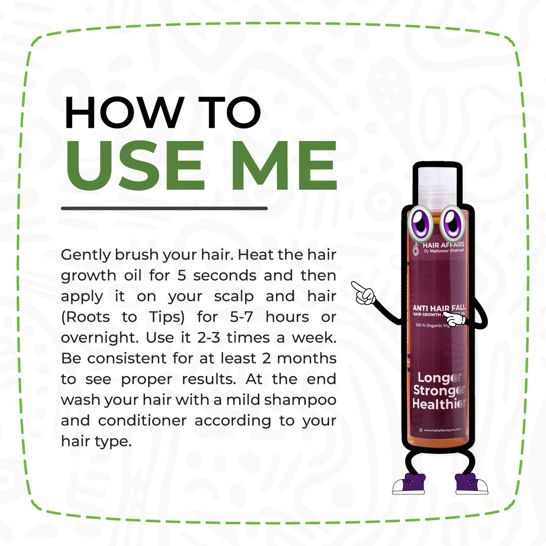 Anti Hair Fall and Hair Growth Oil