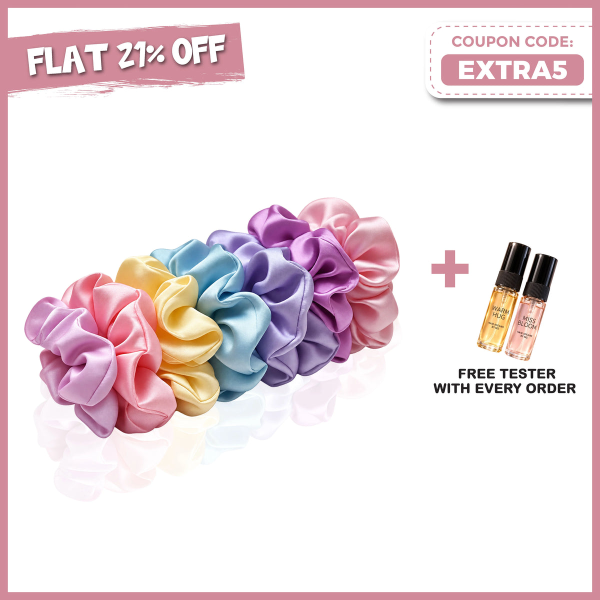 Silk Hair Scrunchies