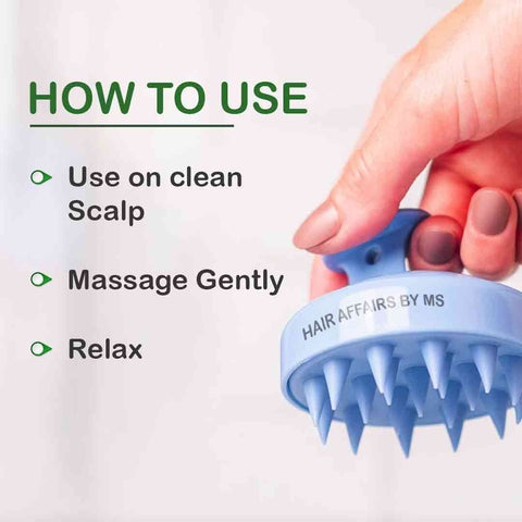 Scalp massager how to use