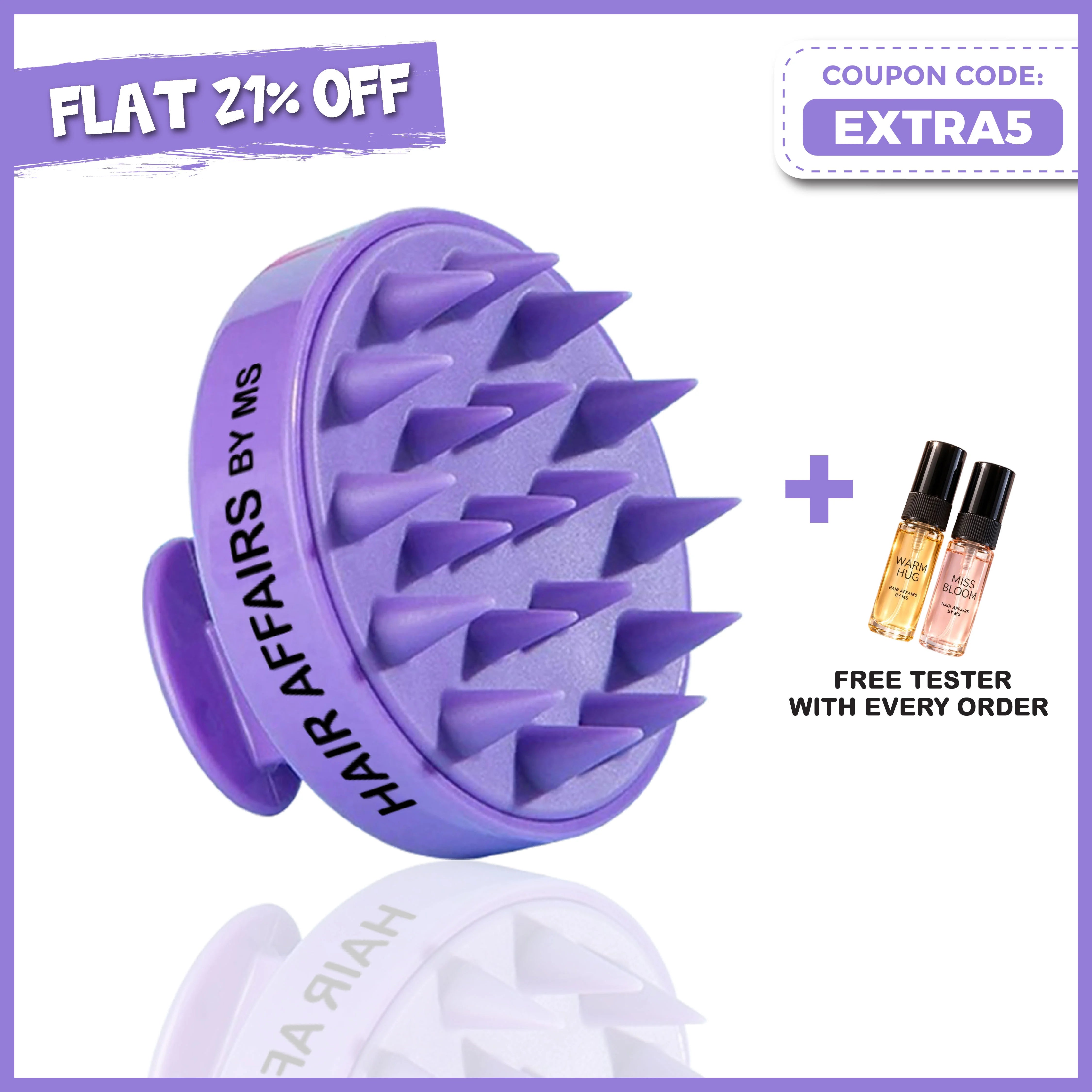 Hair Affairs scalp massager for hair growth and scalp circulation