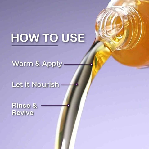 Anti hairfall oil how to use