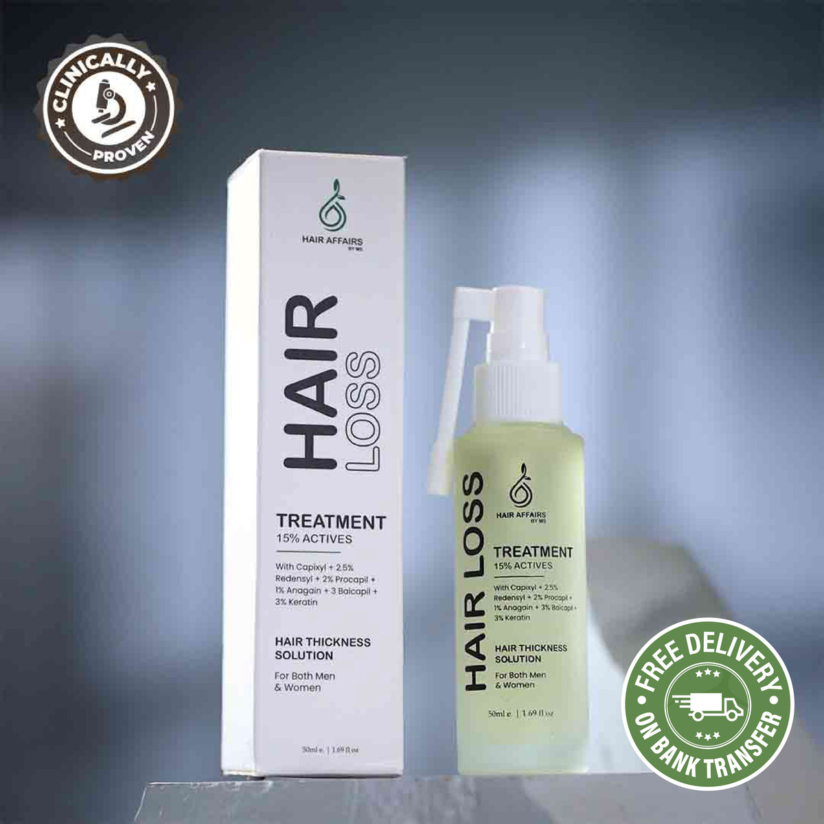 Medicated Hair Loss Treatment 50ml