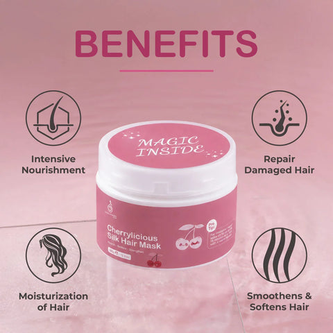  Cherrylicious Silk Hair Mask Benifits